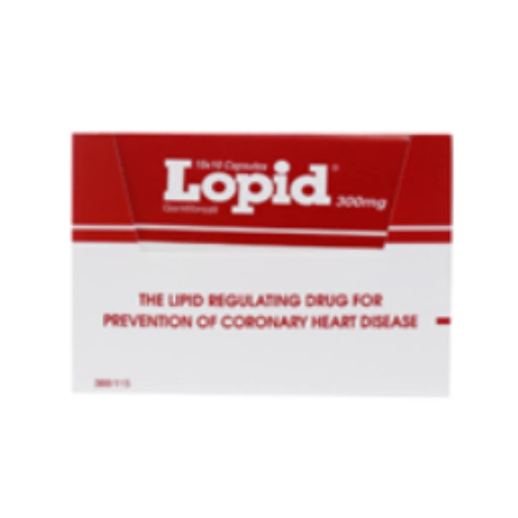 Lopid 300mg (Gemfibrozil) 300mg - Phnom Penh Care Pharmacy 2ND Floor / Under CENTRAL HOSPITAL