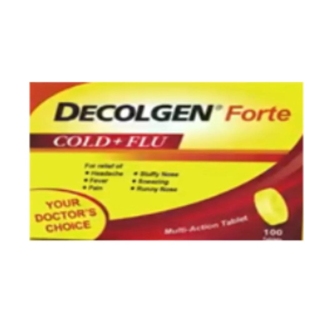 Decolgen Forte Tablet - Phnom Penh Care Pharmacy 2ND Floor / Under CENTRAL HOSPITAL