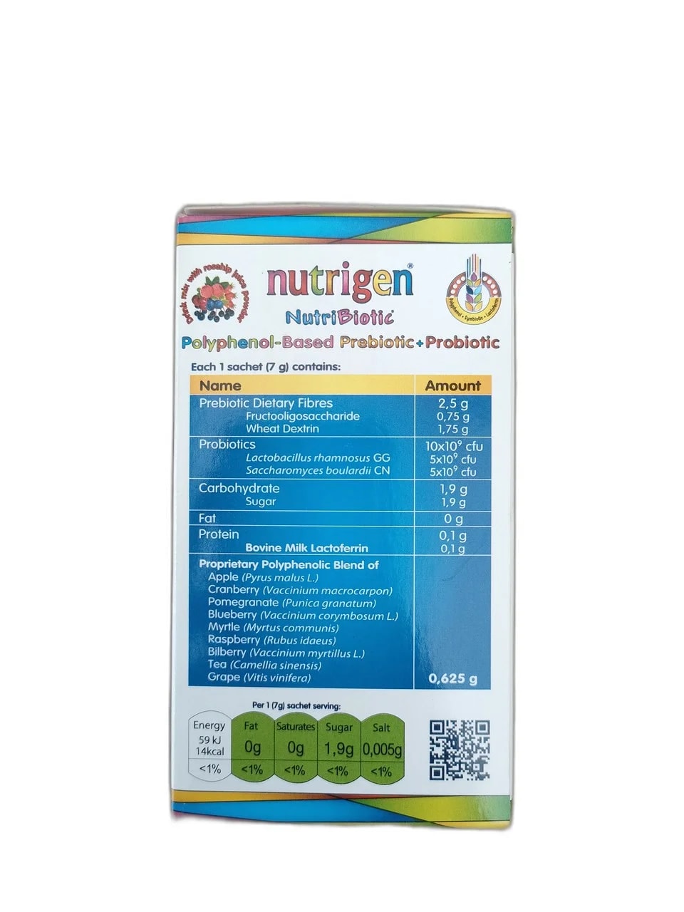 nutrigen NutriBiotic Polyphenol-Based Prebiotic+Probiotic - ឱសថស្ថាន ដារ៉ារស្មីគោកចំបក់ (Dara Raksmey Kok Chambok)