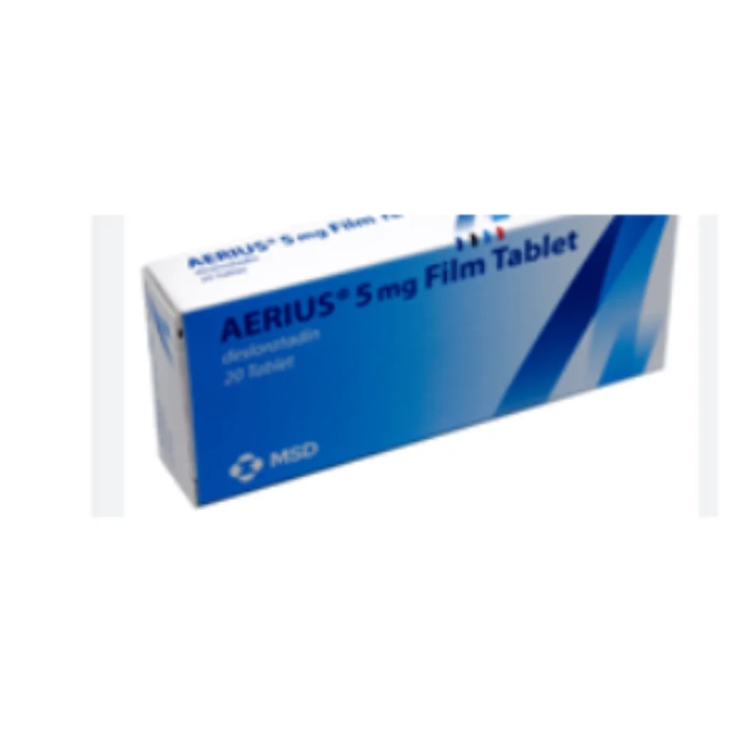 Aerius 5mg Tablet (Desloratadin) - Phnom Penh Care Pharmacy 2ND Floor / Under CENTRAL HOSPITAL