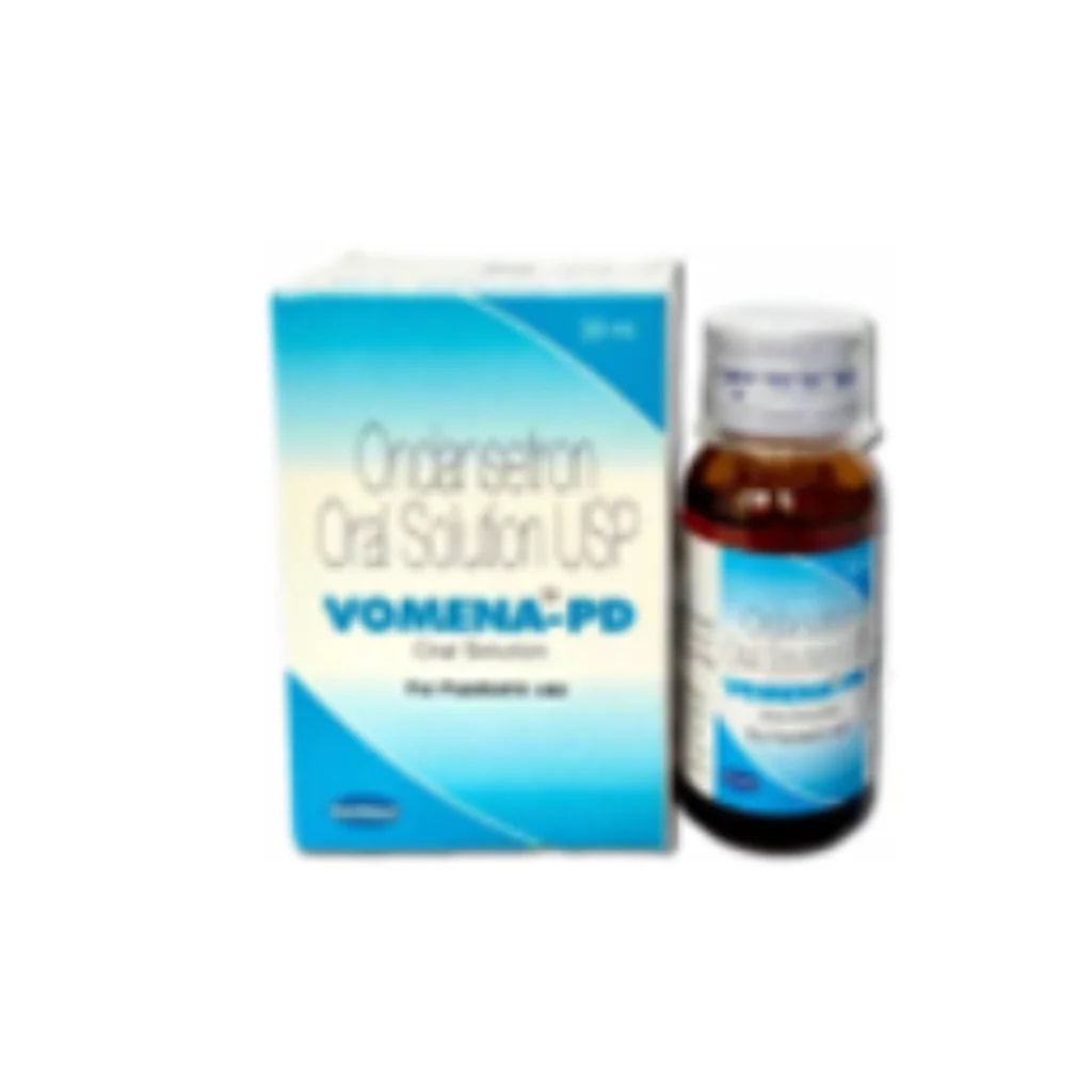 Vomena-PD 2mg/5ml (30ml) Syrup (Ondansetron) 2mg/5ml (30ml) - Phnom Penh Care Pharmacy 2ND Floor / Under CENTRAL HOSPITAL