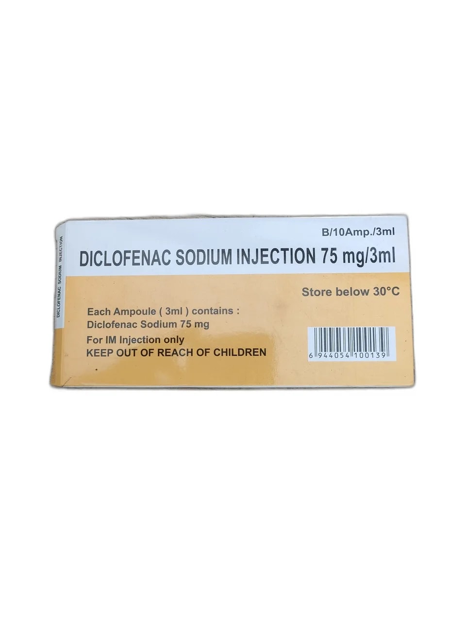 DICLOFENAC SODIUM INJECTION 75 mg/3ml - ឱសថស្ថាន ដារ៉ារស្មីគោកចំបក់ (Dara Raksmey Kok Chambok)