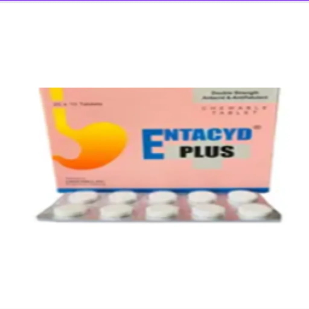 Entacyd Plus Tablet (Antacid) - Phnom Penh Care Pharmacy 2ND Floor / Under CENTRAL HOSPITAL