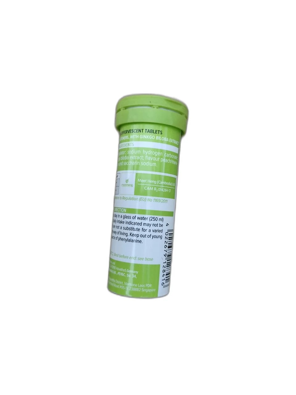 EFFERVESCENT TABLETS WITH GINKGO BILOBA EXTRACT - ឱសថស្ថាន ដារ៉ារស្មីគោកចំបក់ (Dara Raksmey Kok Chambok)