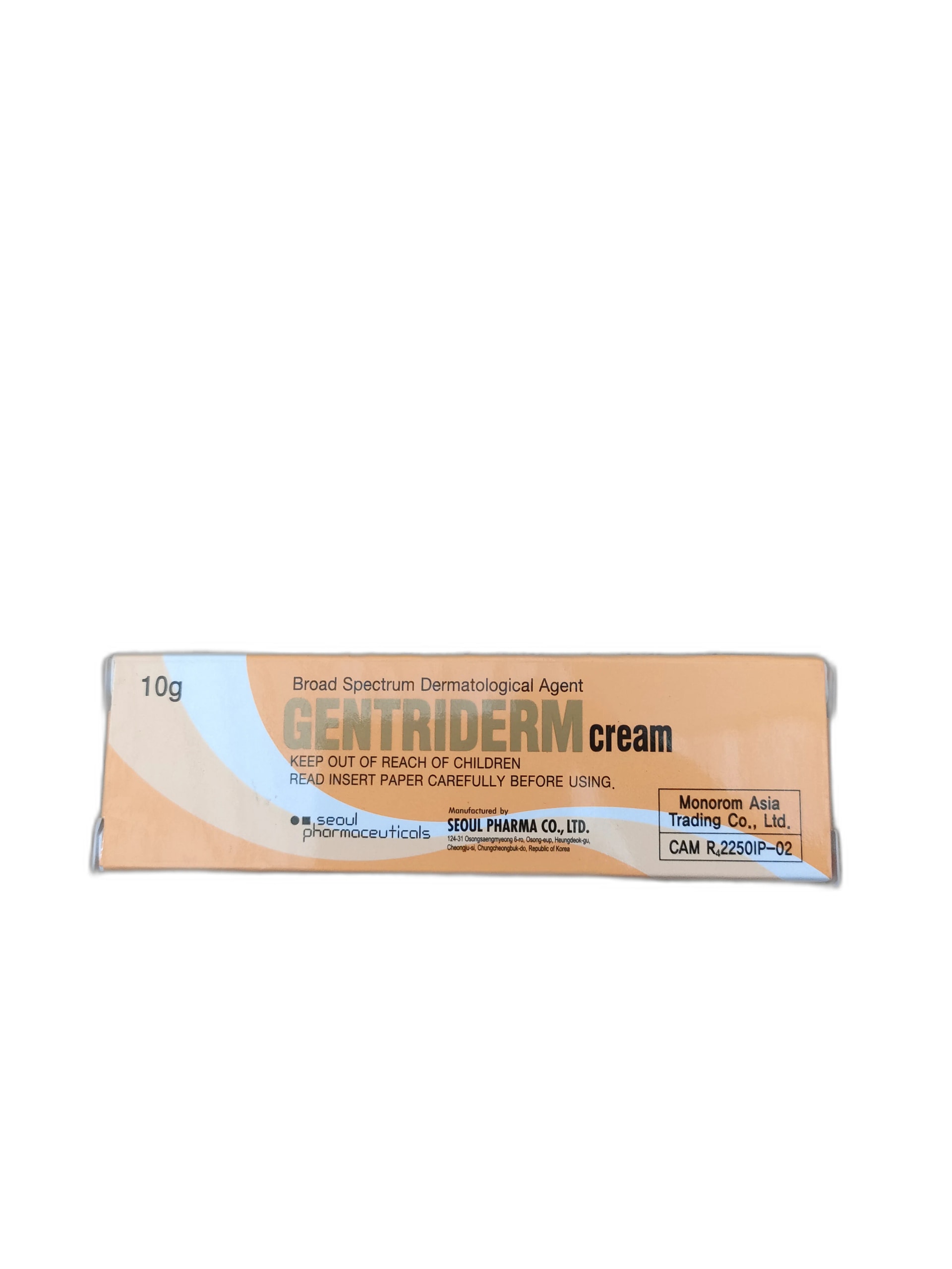 GENTRIDERME cream 10g - ឱសថស្ថាន ដារ៉ារស្មីគោកចំបក់ (Dara Raksmey Kok Chambok)