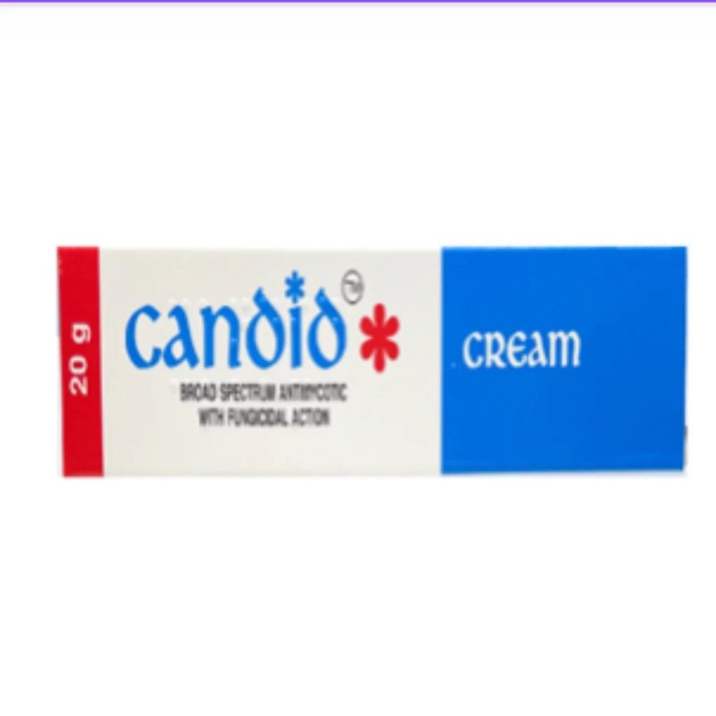 Candid 1% 20g Cream (Clotrimazole) 1% 20g - Phnom Penh Care Pharmacy 2ND Floor / Under CENTRAL HOSPITAL