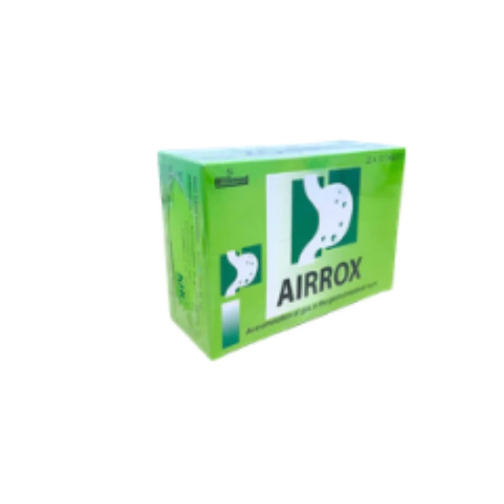 Airrox 80mg Tablet (Simethicone) - Phnom Penh Care Pharmacy 2ND Floor / Under CENTRAL HOSPITAL