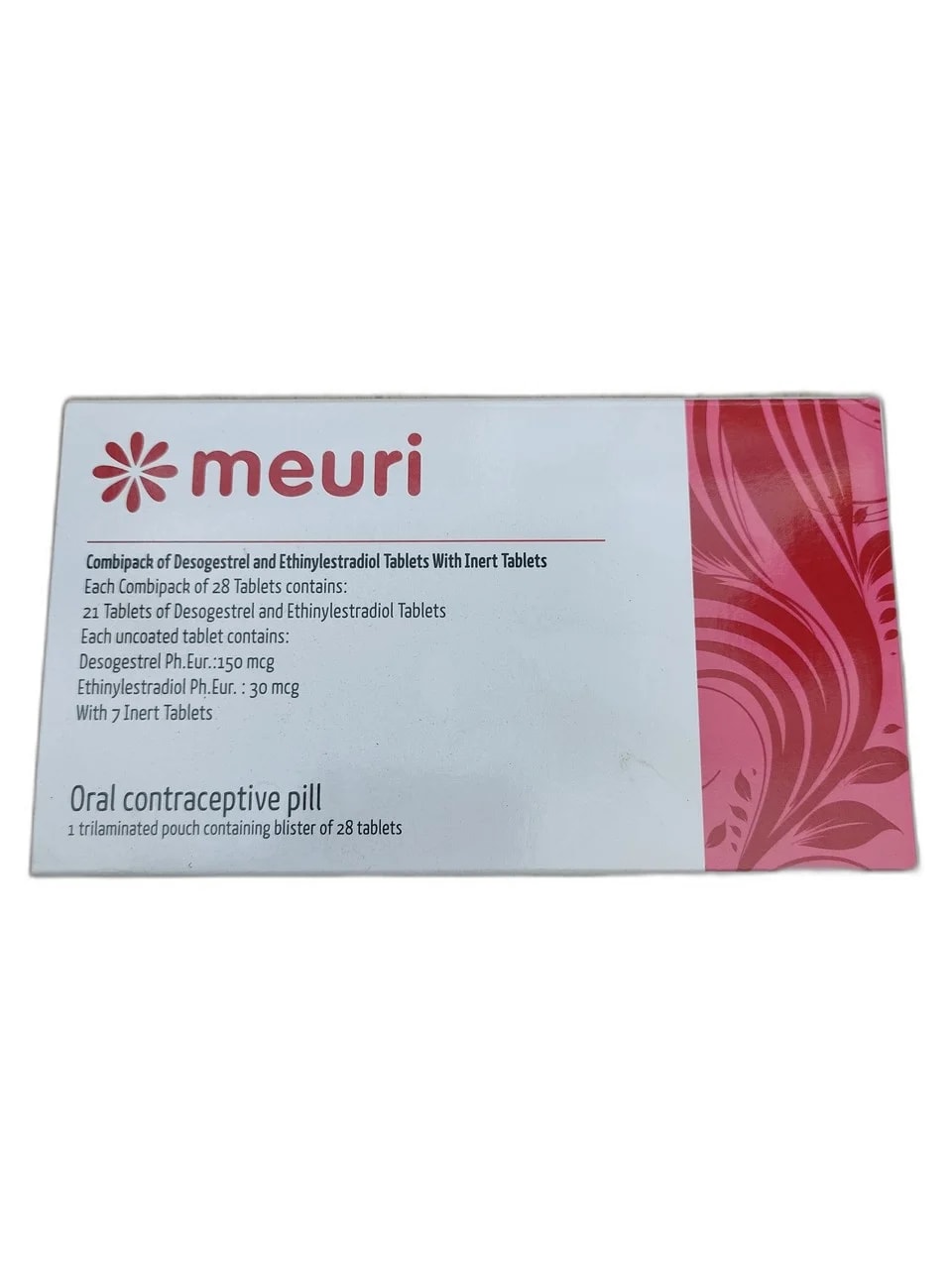 meuri 150 mcg / 30 mcg - ឱសថស្ថាន ដារ៉ារស្មីគោកចំបក់ (Dara Raksmey Kok Chambok)