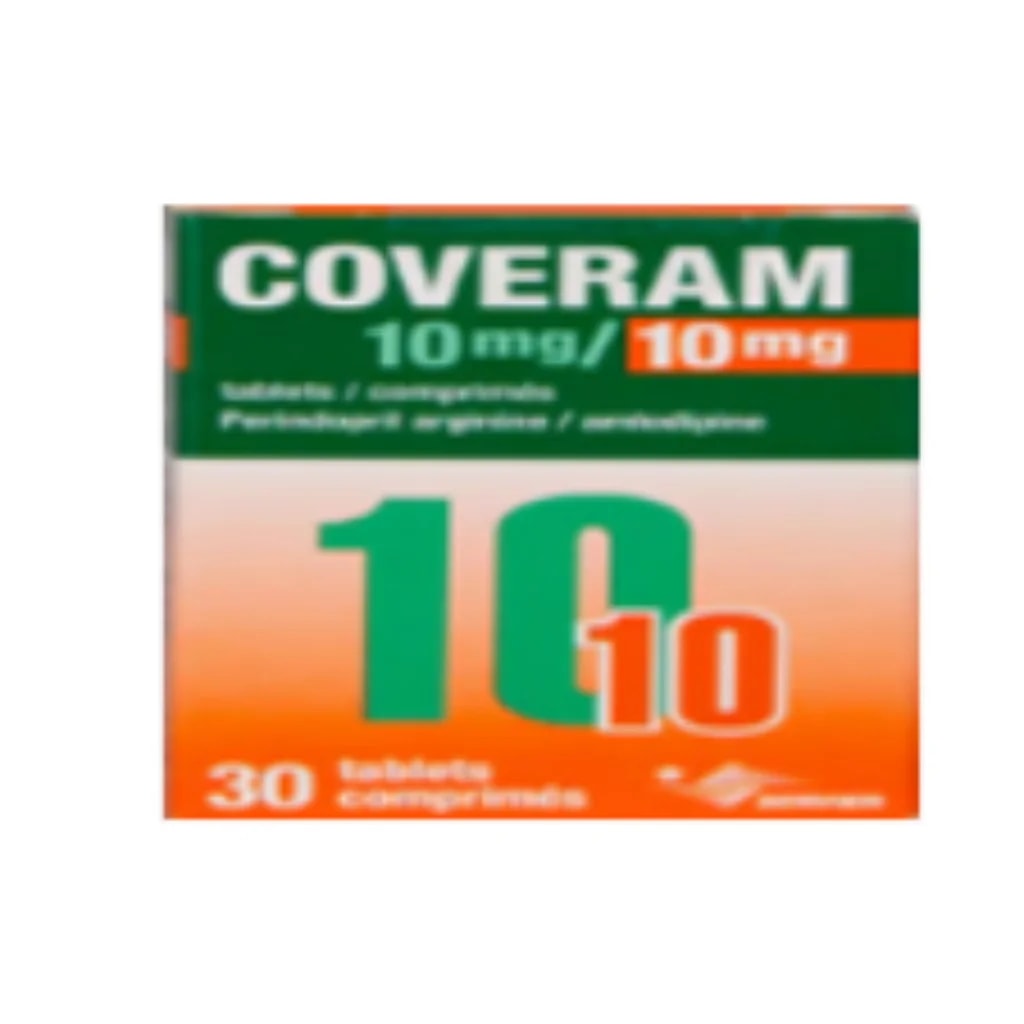 Coveram 10mg/10mg (Perindopril/Amlodipine) 10mg/10mg - Phnom Penh Care Pharmacy 2ND Floor / Under CENTRAL HOSPITAL