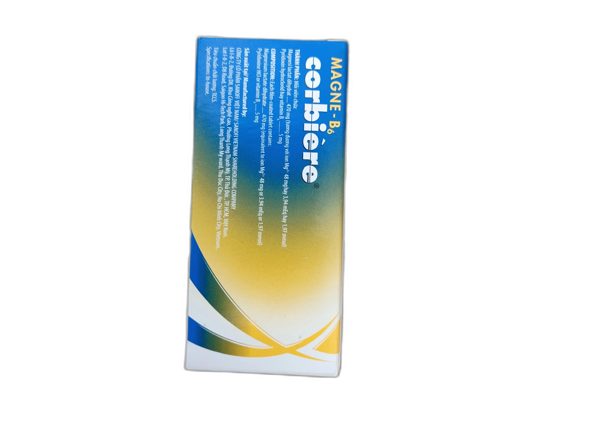 MAGNE-B₆ corbière 3 mg - ឱសថស្ថាន ដារ៉ារស្មីគោកចំបក់ (Dara Raksmey Kok Chambok)