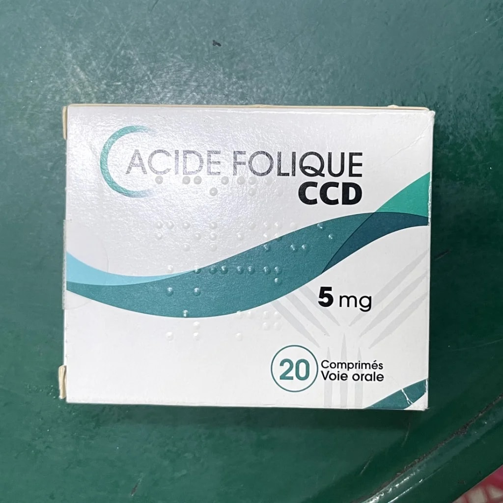 Acide Folique CCD 5mg - Pharmacy Rotha 2
