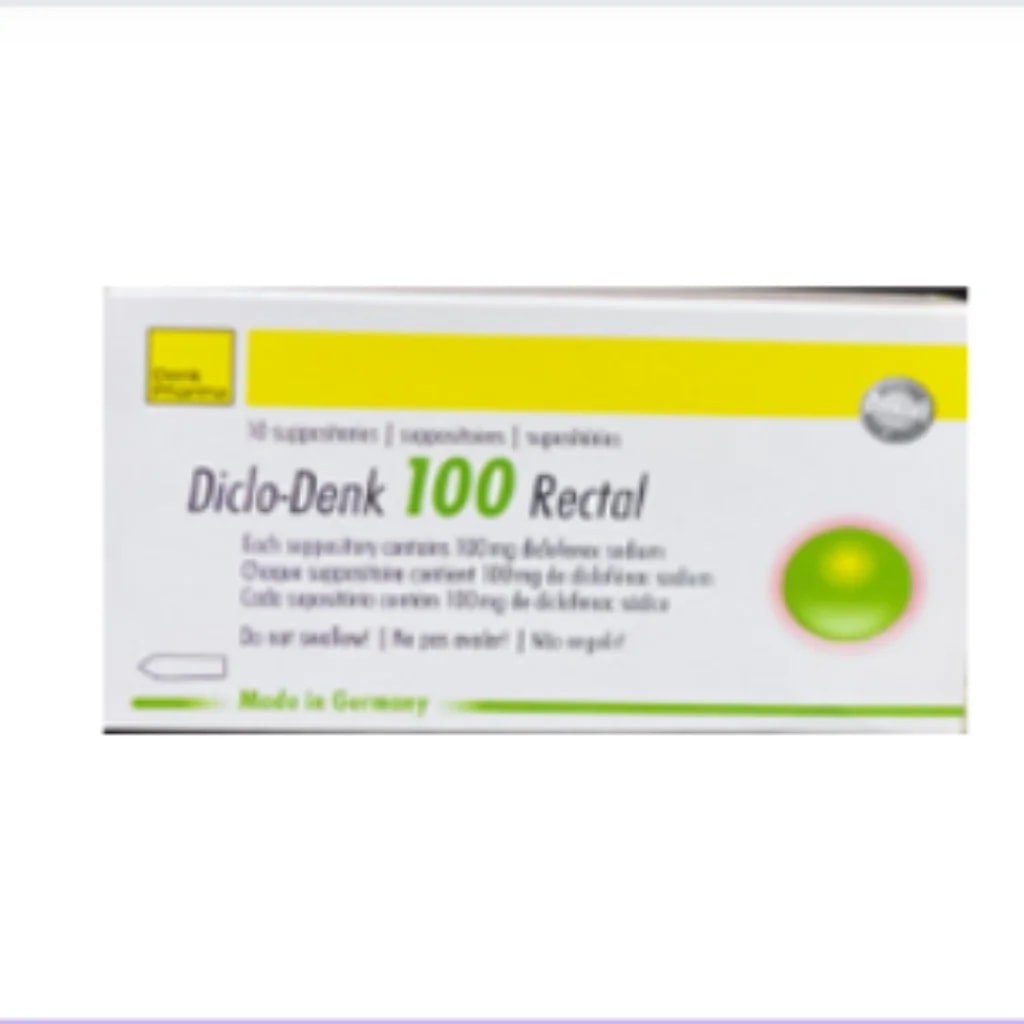 Diclo-Denk 100mg Rectal (Diclofenac) 100mg - Phnom Penh Care Pharmacy 2ND Floor / Under CENTRAL HOSPITAL