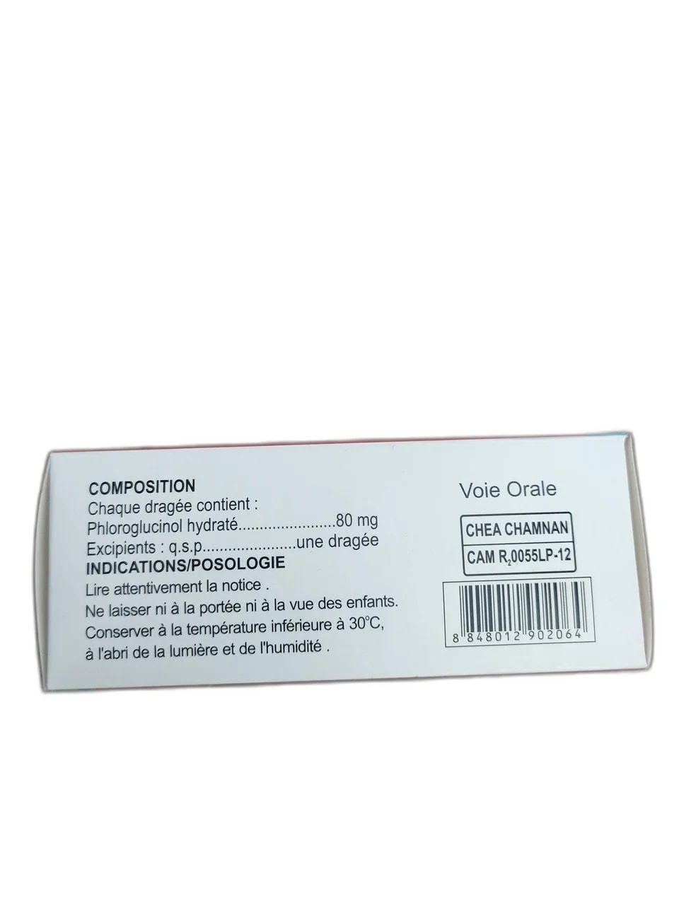 Phloroglucinol hydraté 80mg - ឱសថស្ថាន ដារ៉ារស្មីគោកចំបក់ (Dara Raksmey Kok Chambok)