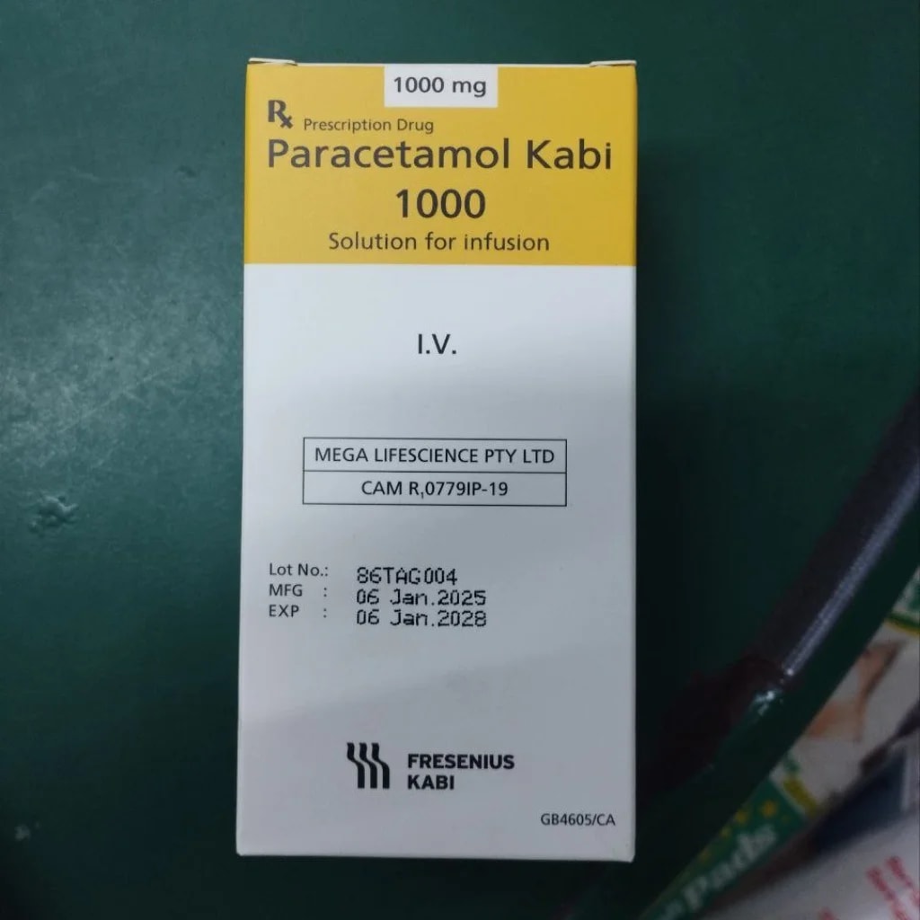 Paracetamol Kabi 1000mg - Pharmacy Rotha 2