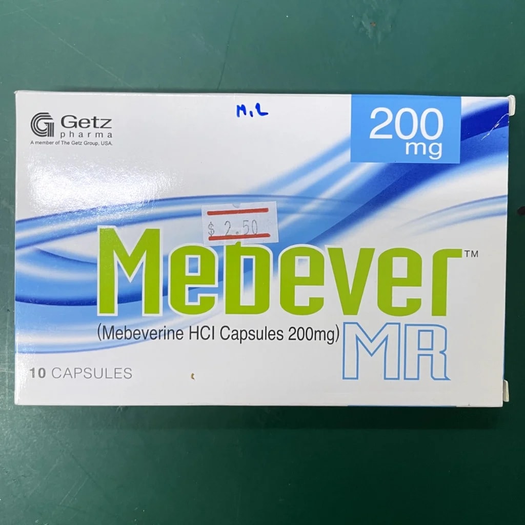 Medever (Mebeverine HCI Capsules 200mg) 200mg - Pharmacy Rotha 2