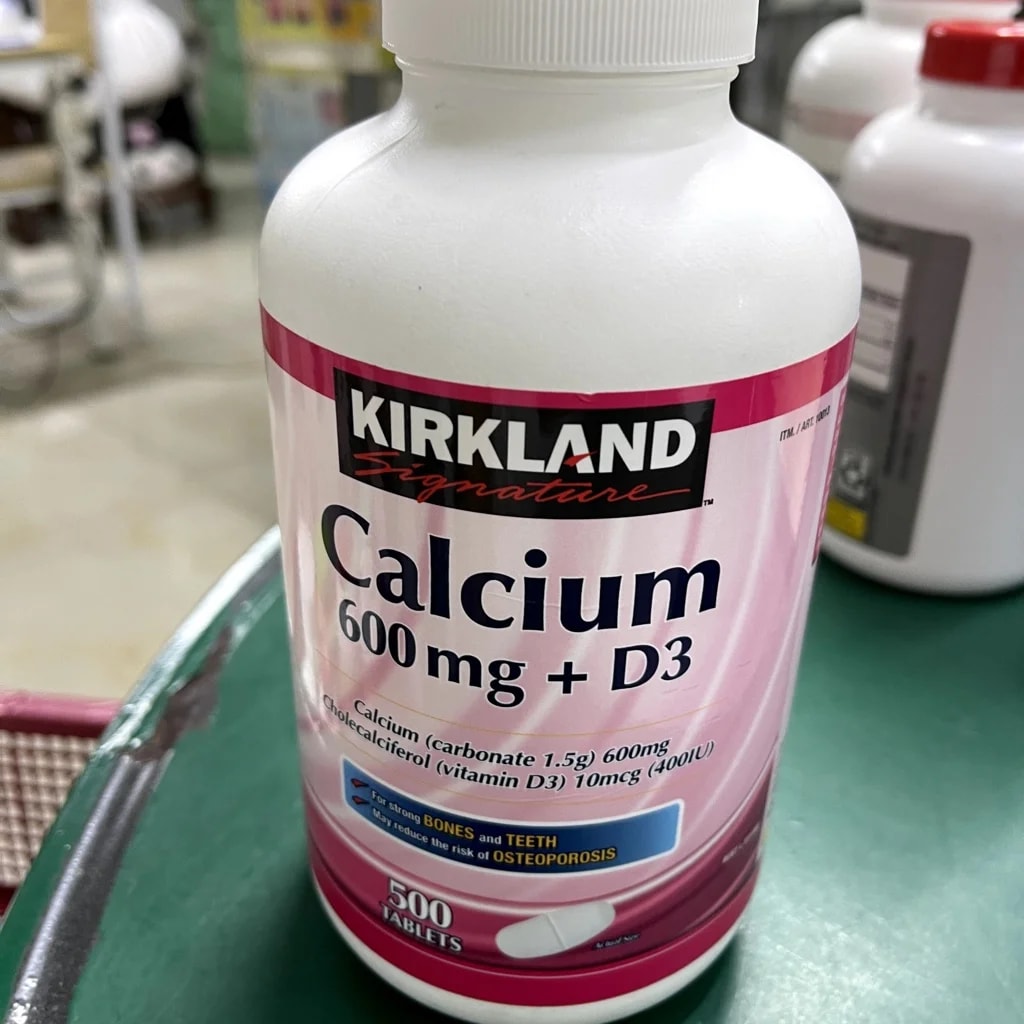 Kirkland Signature Calcium 600mg + D3 600mg, 10mcg - Pharmacy Rotha 2