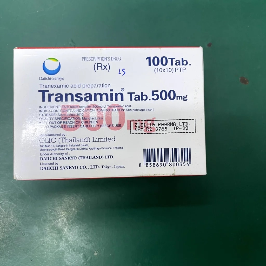 Transamin Tab.500mg 500mg - Pharmacy Rotha 2