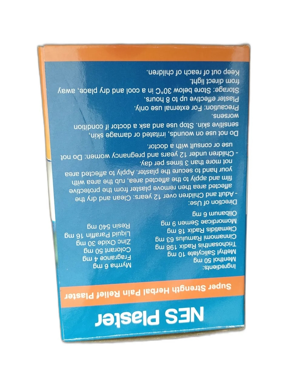 NES Plaster Super Strength Herbal Pain Relief Plaster - ឱសថស្ថាន ដារ៉ារស្មីគោកចំបក់ (Dara Raksmey Kok Chambok)