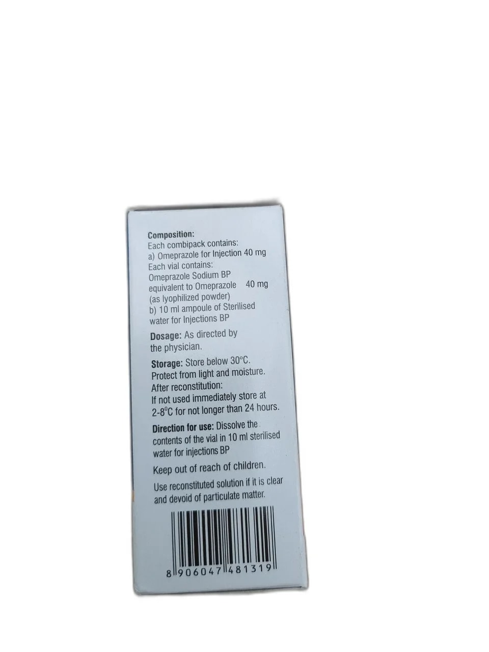 Omeprazole for Injection 40mg - ឱសថស្ថាន ដារ៉ារស្មីគោកចំបក់ (Dara Raksmey Kok Chambok)