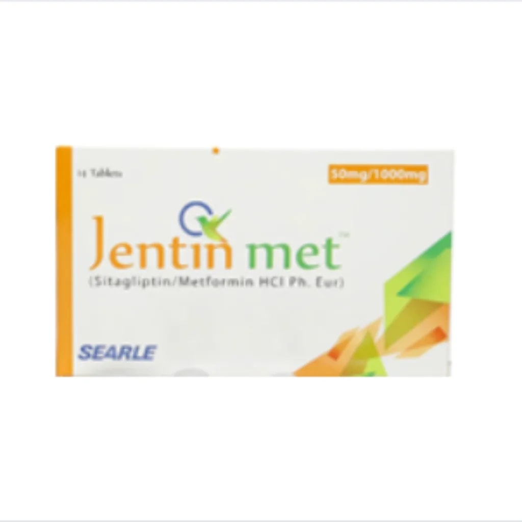Jentin Met 50mg/1000mg (Sitagliptin/Metformin) 50mg/1000mg - Phnom Penh Care Pharmacy 2ND Floor / Under CENTRAL HOSPITAL