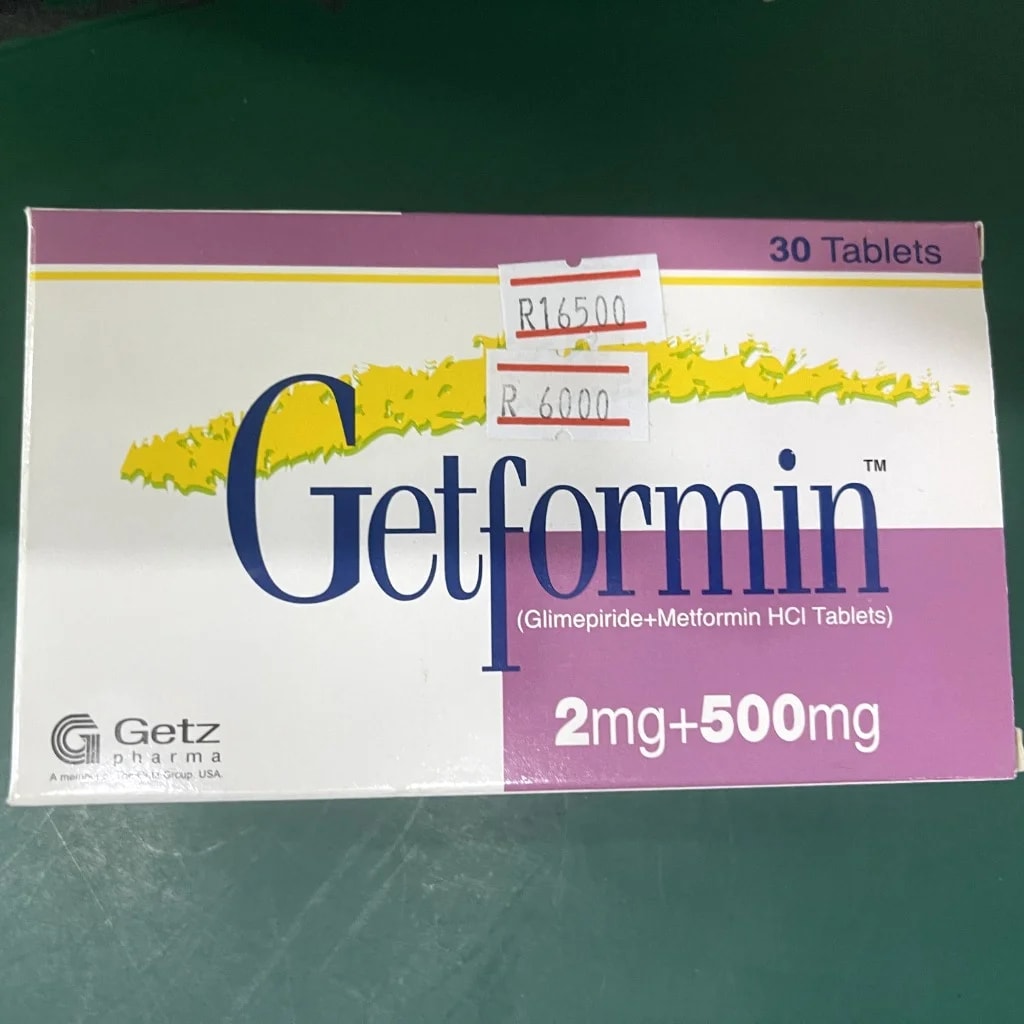 Getformin 2mg + 500mg - Pharmacy Rotha 2