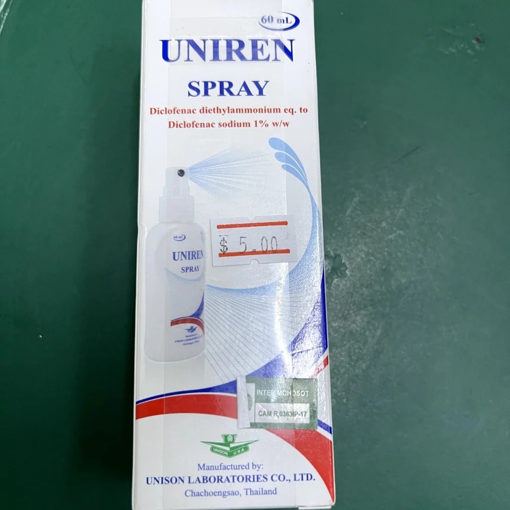 Uniren Spray 60ml - Pharmacy Rotha 2