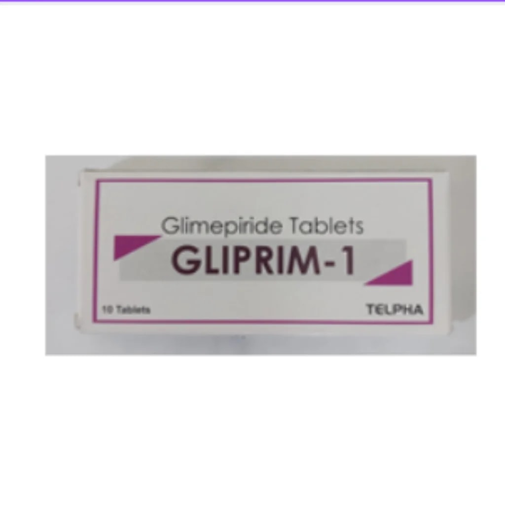 Gliprim 1mg (Glimepiride) 1mg - Phnom Penh Care Pharmacy 2ND Floor / Under CENTRAL HOSPITAL