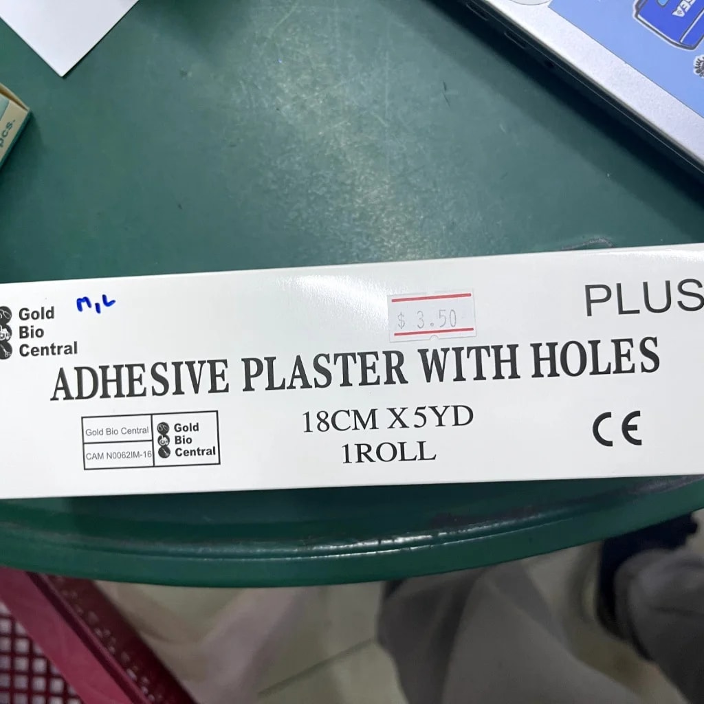 Adhesive Plaster With Holes 18cm x 5yd - Pharmacy Rotha 2