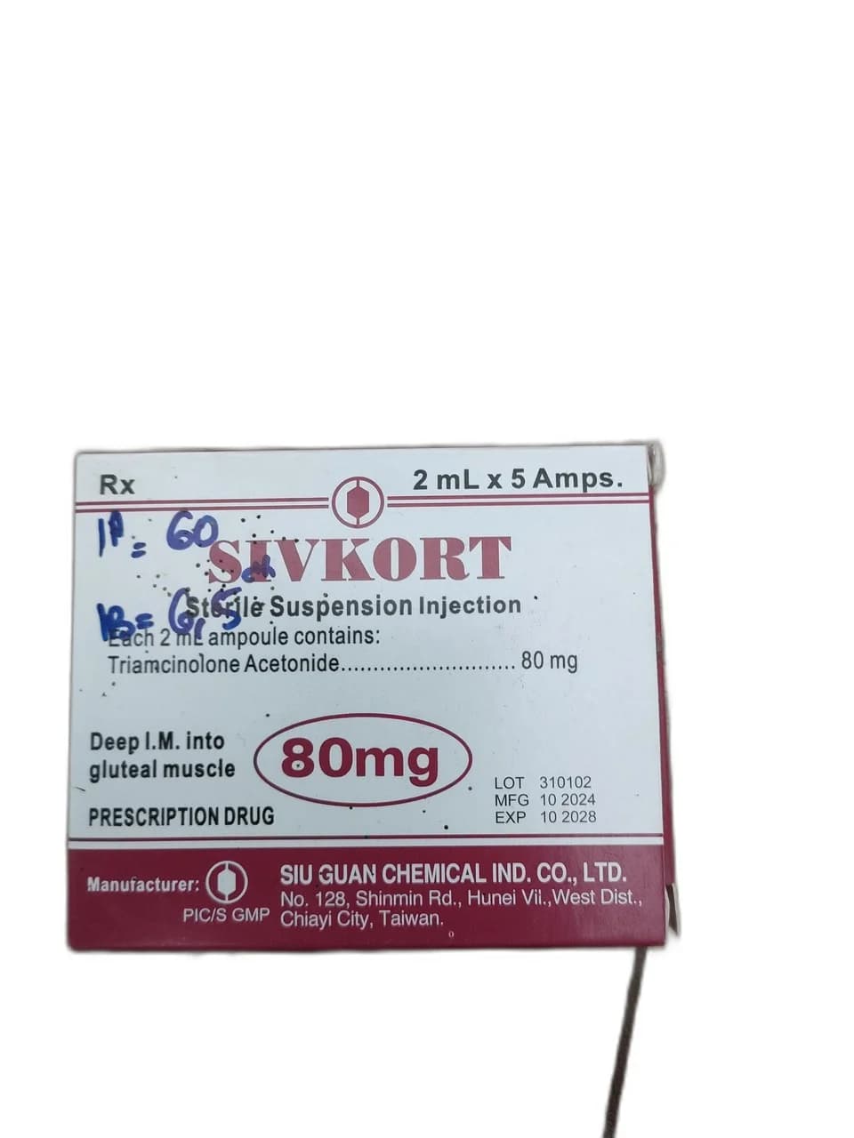 SIVKORT 80mg