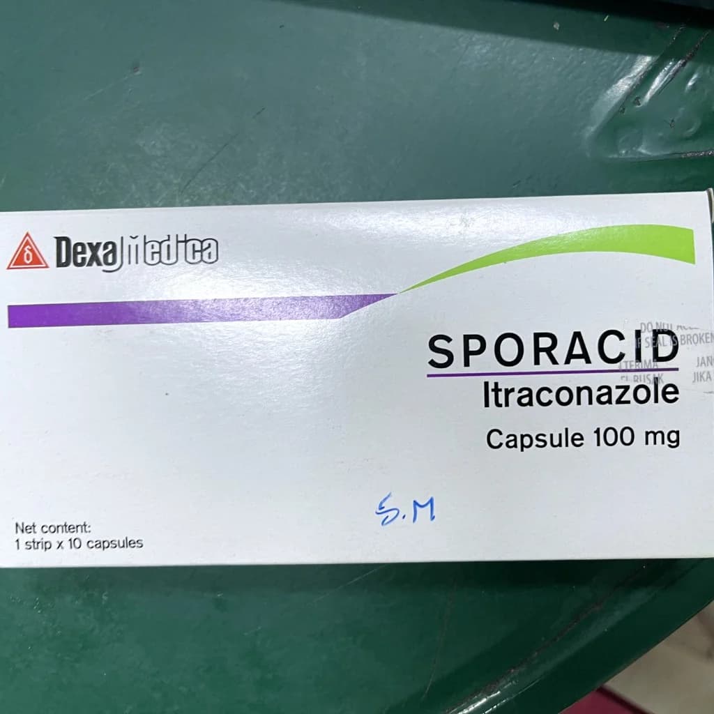Sporacid Itraconzaole 100mg