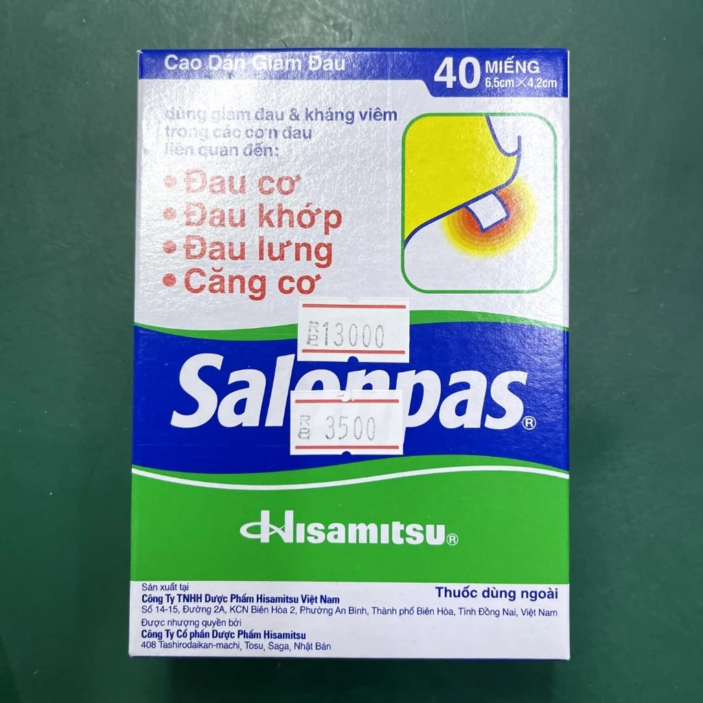 Salonpas 6.5cm x 4.2cm - Pharmacy Rotha 2