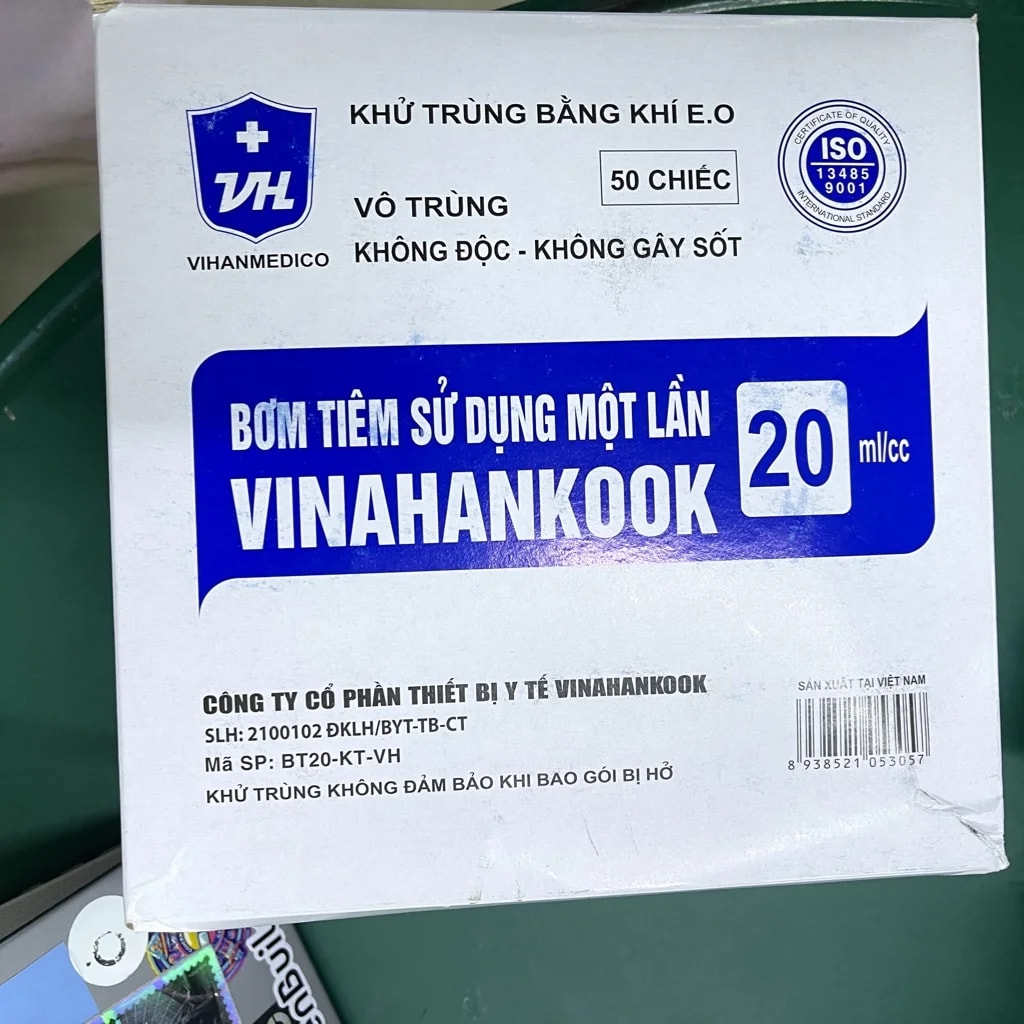 Vinahankook syringe 20ml/cc - Pharmacy Rotha 2