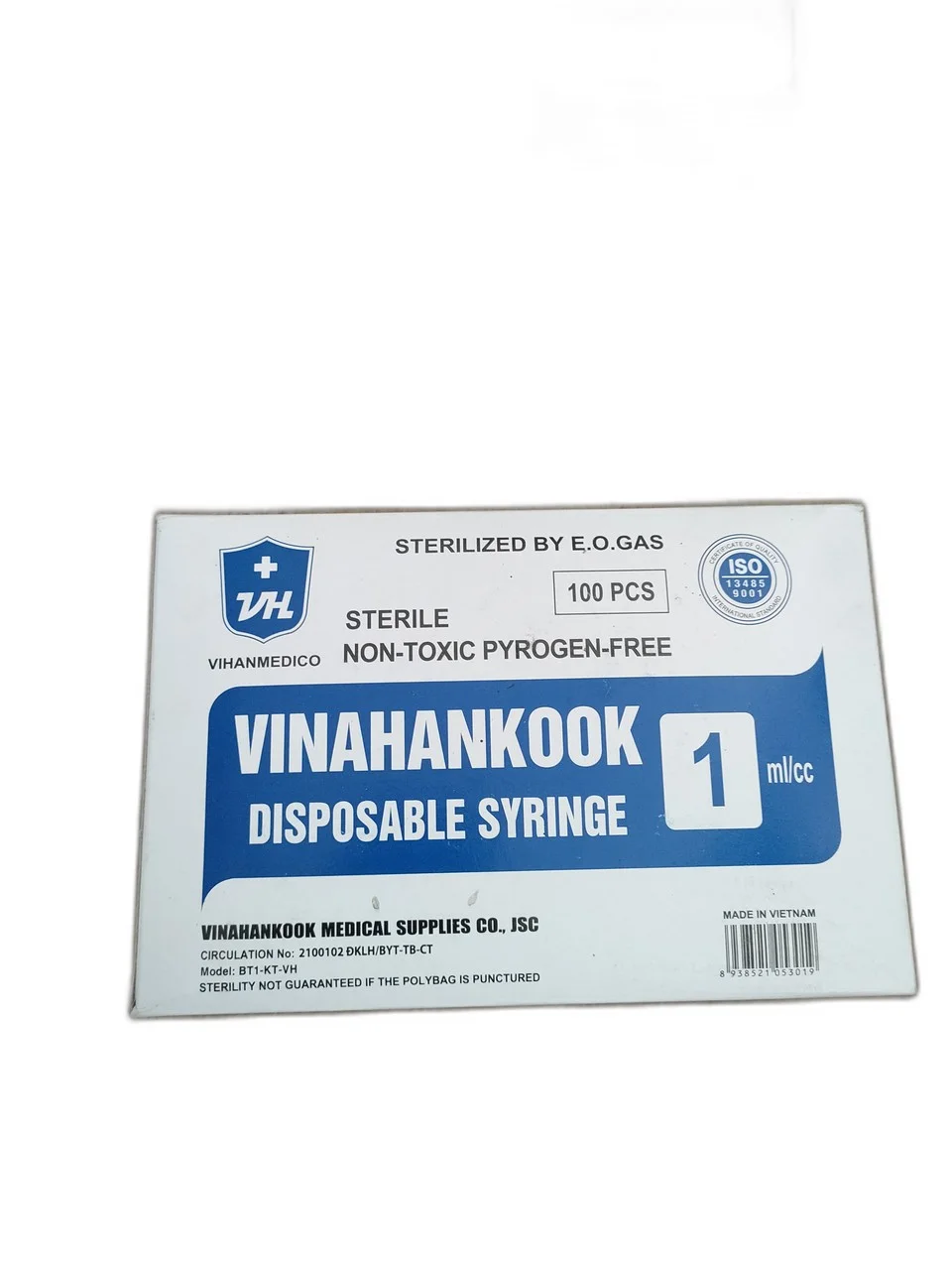 VINAHANKOOK DISPOSABLE SYRINGE — available at pharmacies in Cambodia on PharmKulen